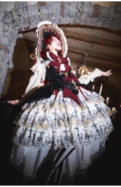 Bramble Rose Four Elements Divination Witch JSK Set and FS(Reservation/4 Colours/Full Payment Without Shipping)